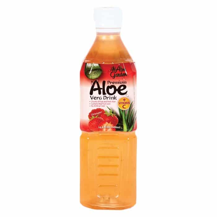 Aloe Garden Aloe Juice Strawberry (500ml) - Wholesome Fresh