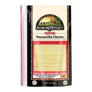 Andrew & Everett Pre-Sliced Cheese Mozzarella