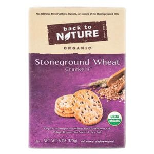 Back to Nature Crackers Organic Stoneground Wheat