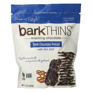 Bark Thins Dark Chocolate Pretzel