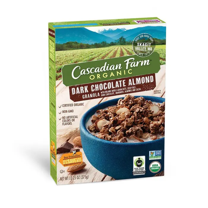 Cascadian, Org Cascadian, Org. Cereal Granola Dark Chocolate Almond