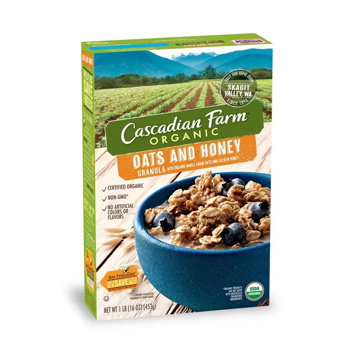 Cascadian, Org Cascadian, Org. Cereal Granola Oats & Honey