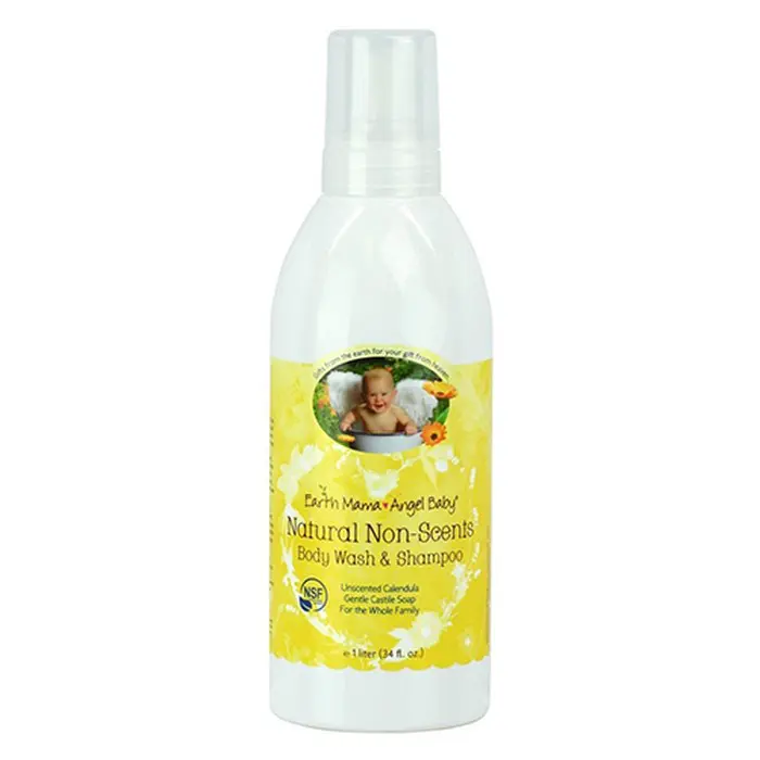 Earth Mama Angel Baby Natural Non-Scents Body Wash & Shampoo (1 L) 1 Earth Mama Angel Baby Natural Non-Scents Body Wash & Shampoo (1 L)