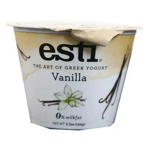 Esti Greek Yogurt 0 Milkfat Vanilla Wholesome Fresh