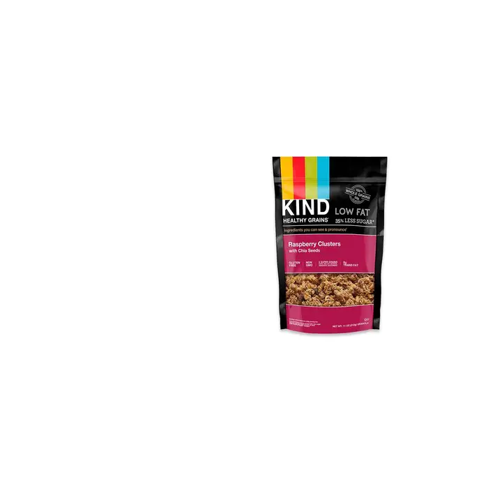 Kind Healthy Grains Raspberry Clusters w/Chia Seeds 1 Kind Healthy Grains Raspberry Clusters w/Chia Seeds
