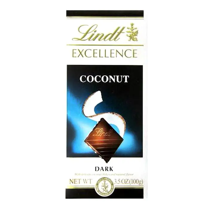 Lindt Excellence Dark Coconut 1 Lindt Excellence Dark Coconut