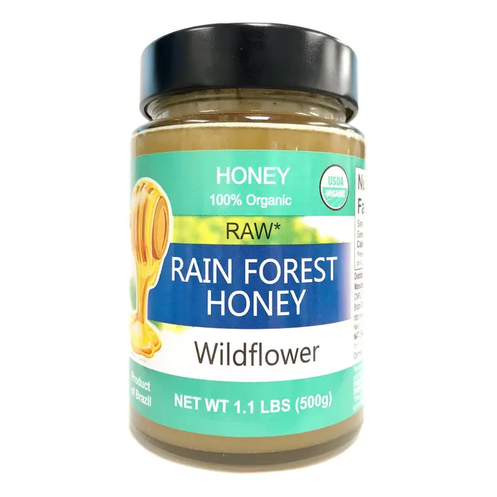 Novo Mel Honey Organic Raw Rain Forest Wildflower 1 Novo Mel Honey Organic Raw Rain Forest Wildflower