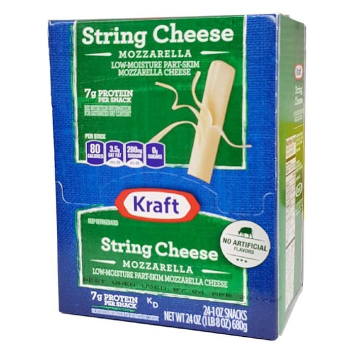 Poly String Cheese Pollyo (Kraft) Mozzarella String Cheese (single) - Wholesome Fresh