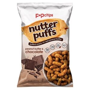 Popchips Nutter Puffs Peanut Butter & Chocolate