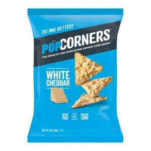 POPCORNERS Small White Cheddar