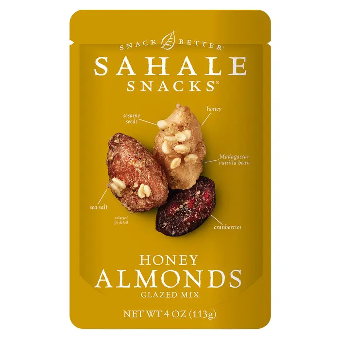 Sahale Pouch Almonds with Honey 1 Sahale Pouch Almonds with Honey