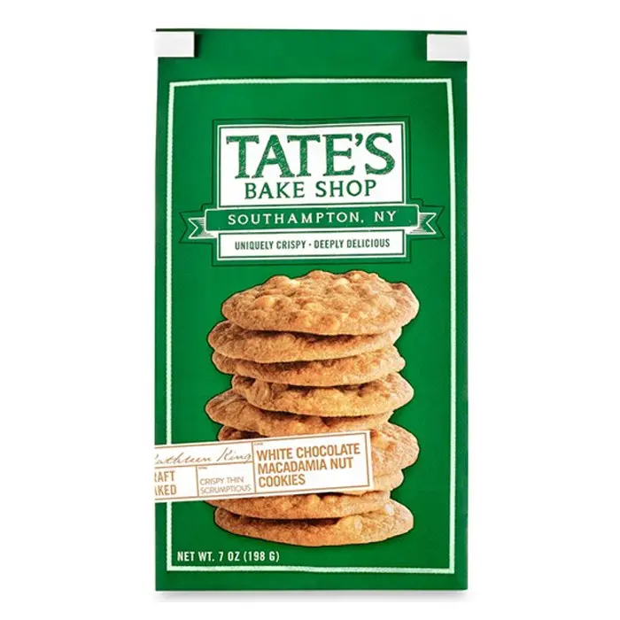 Tates Cookies White Macadamia *7oz Bag* 1 Tates Cookies White Macadamia *7oz Bag*