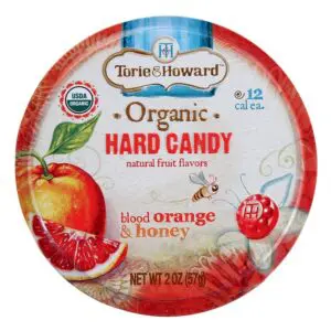 Torie & Howard Org. Hard Candy-Blood Orange & Honey