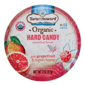 Torie & Howard Org. Hard Candy-Grapefruit & Tupelo Honey