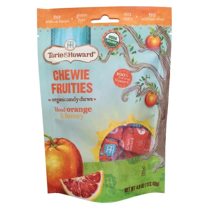 Torie & Howard Org Torie & Howard Org. Fruit Chew Candy - Blood Orange & Honey Bag