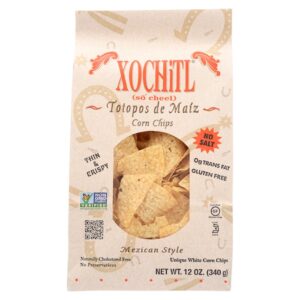 Xochitl No Salt Corn Chips (10/12oz)