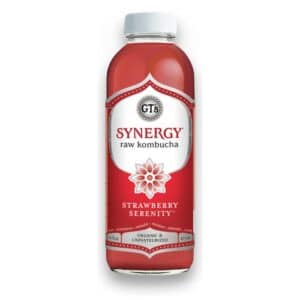 GTs SYNERGY RAW KOMBUCHA STRAWBERRY SERENITY